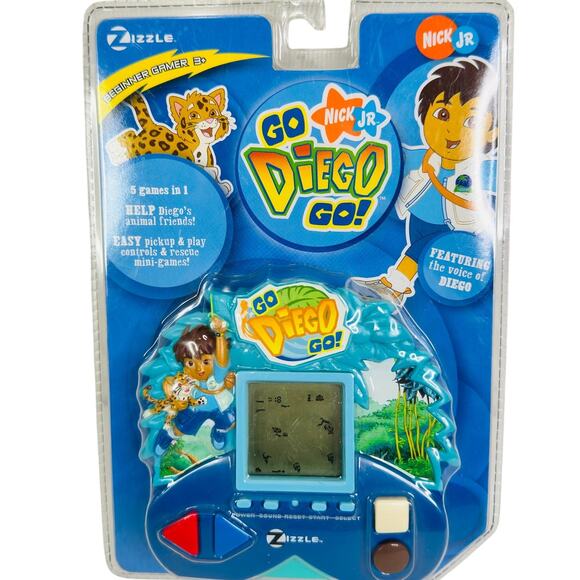Zizzle Go Diego Go Hand Held Electronic Game 2006 - Picture 1 of 6